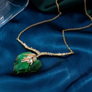 Alexis Bittar Organic Crystal Necklace